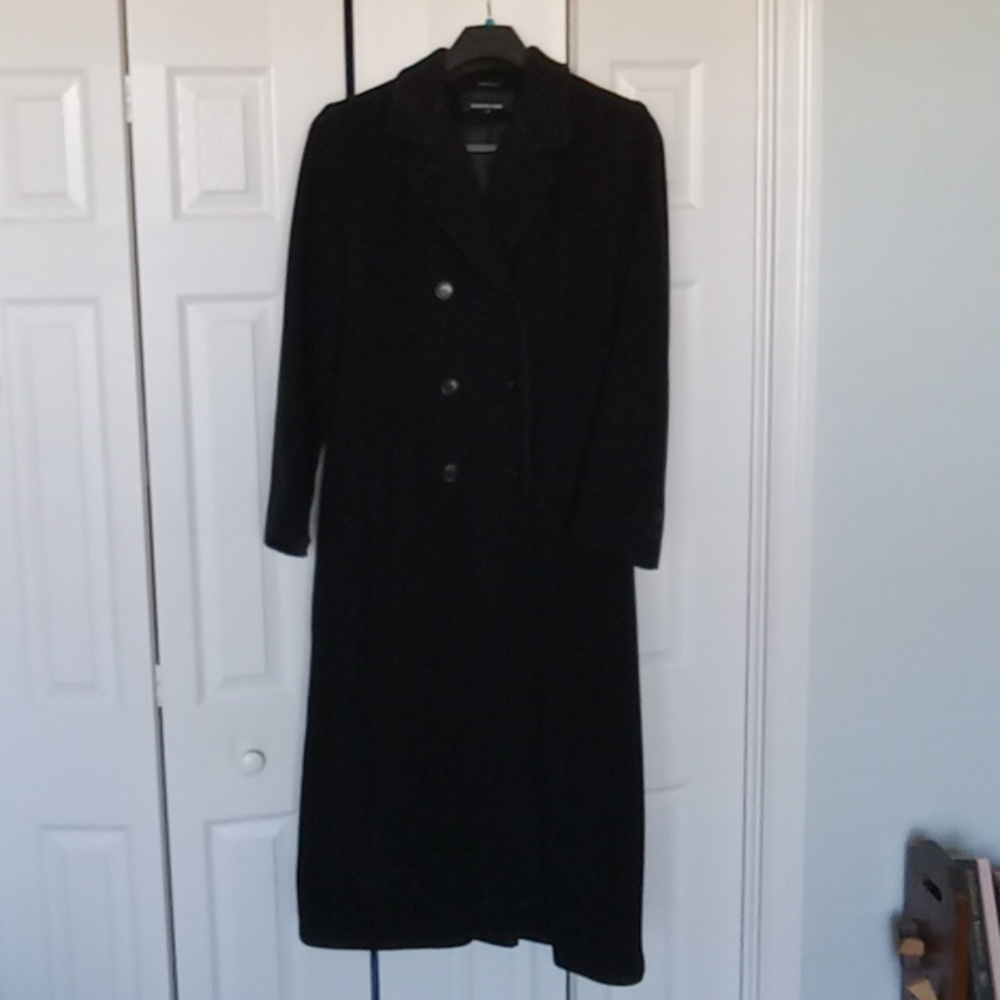 Jones New York Long Coat Size 10 Black